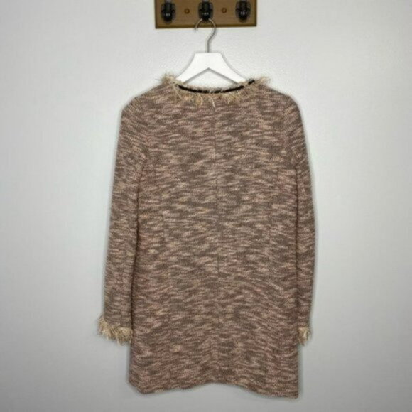 McGinn Sheila Pink and Black Tweed Zip Up Jacket - Picture 8 of 8